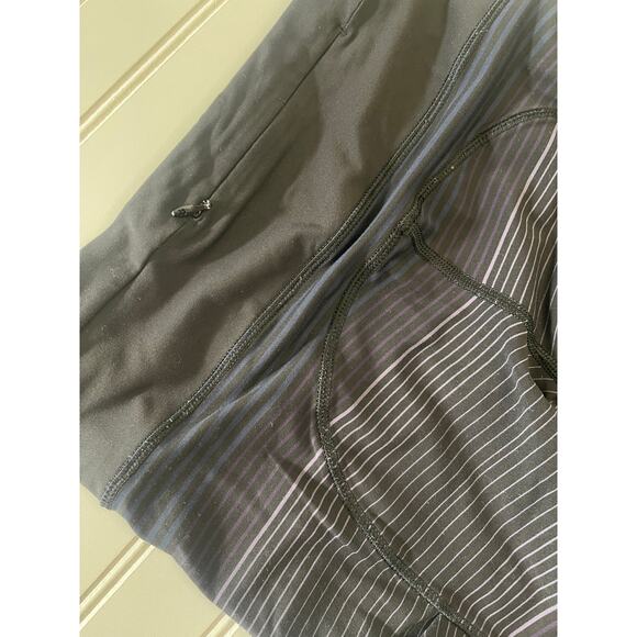EUC Lululemon Speed Tight II Leggings OM Stripe Print Activewear - Size Womens 4 - Picture 7 of 10